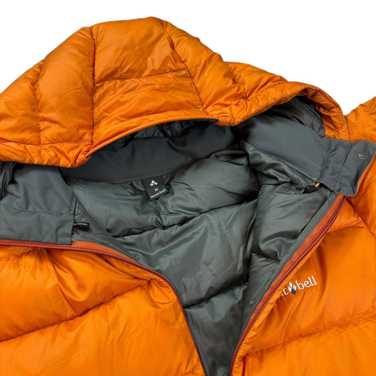 Montbell orange down puffer jacket (M)