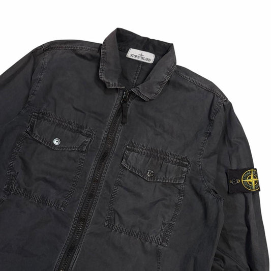 Stone island double pocket canvas overshirt jacket (S)