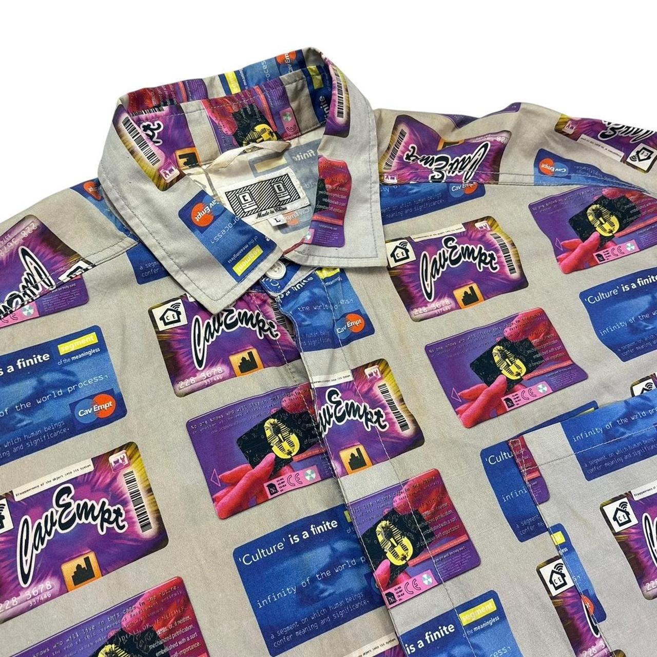 Cav empt credit card button up shirt (L)