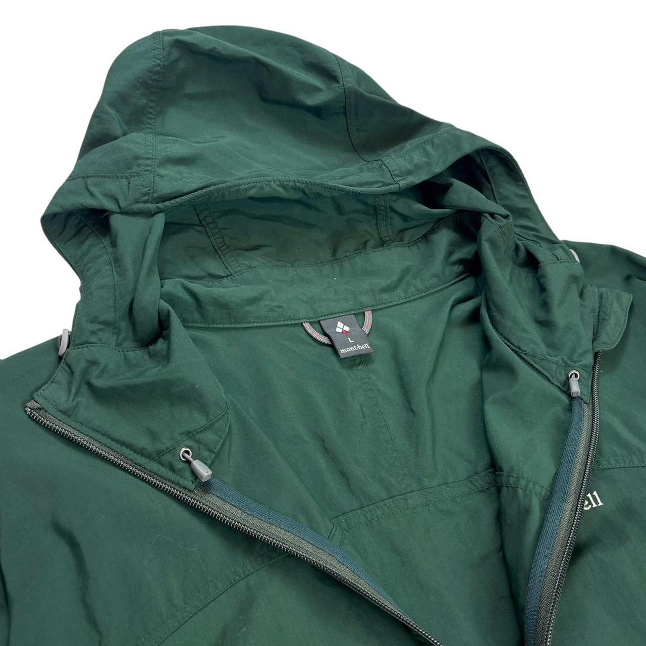 Montbell khaki windbreaker jacket (L)