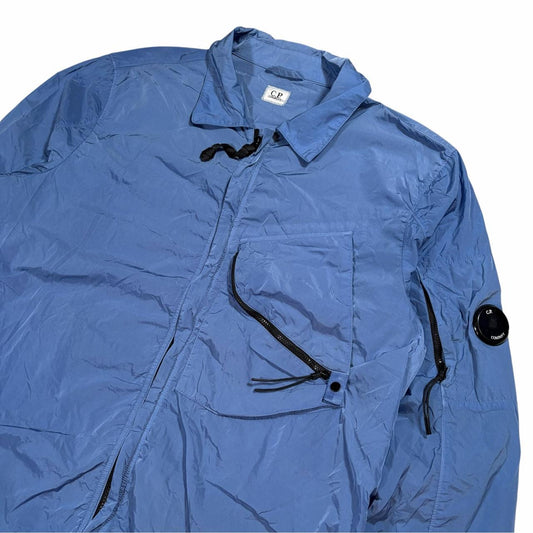 CP Company Chrome nylon shimmer overshirt jacket (XL)