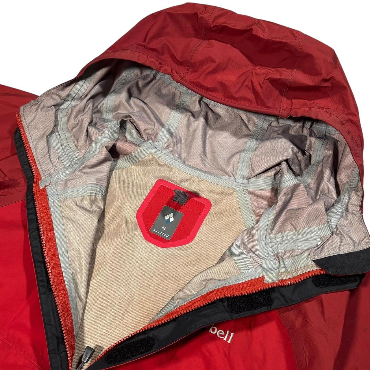 Montbell two tone red windbreaker jacket (M)