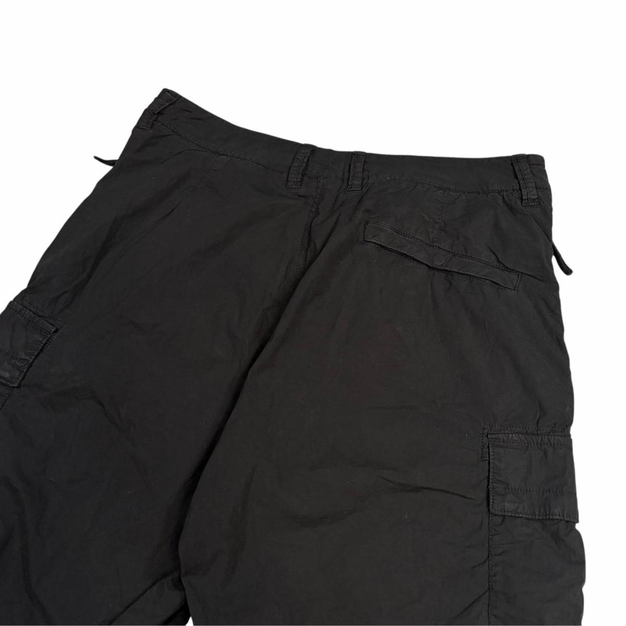 Stone island black cargo shorts (W34)