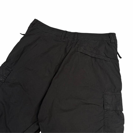 Stone island black cargo shorts (W34)