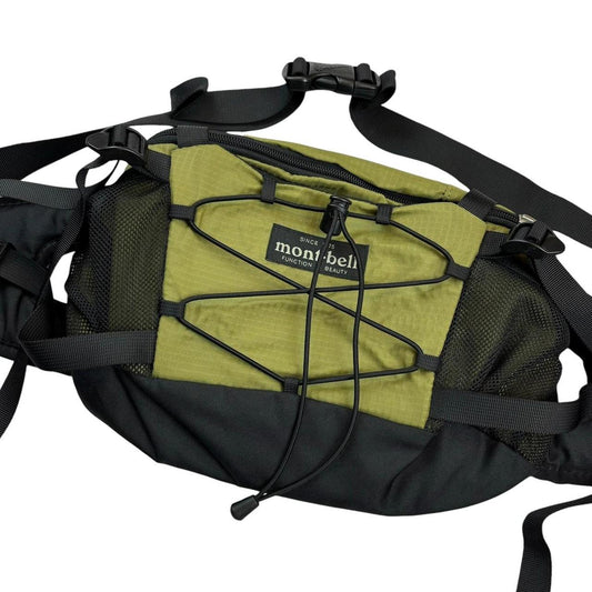 Montbell crossbody side bag with waist strap