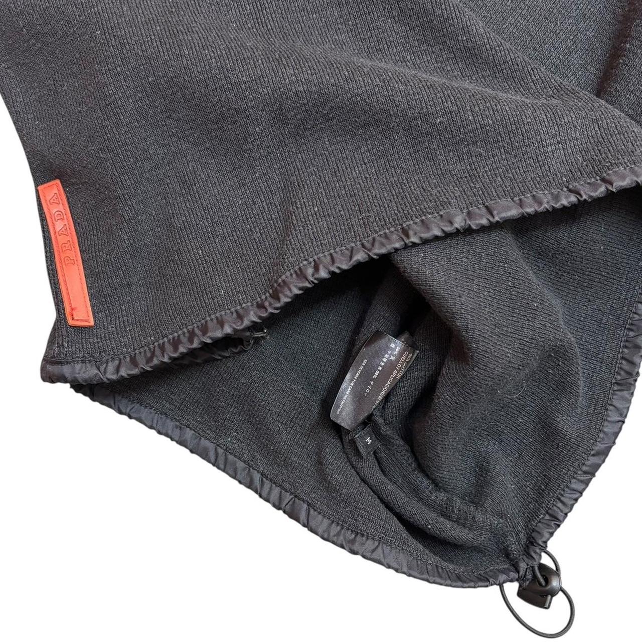 Prada sport waffle knit long sleeve T shirt (M)