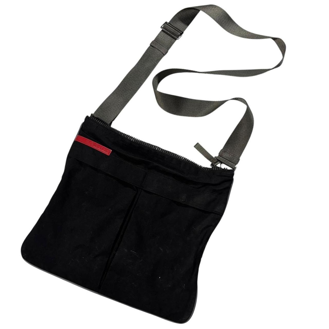 Prada sport black crossbody side bag