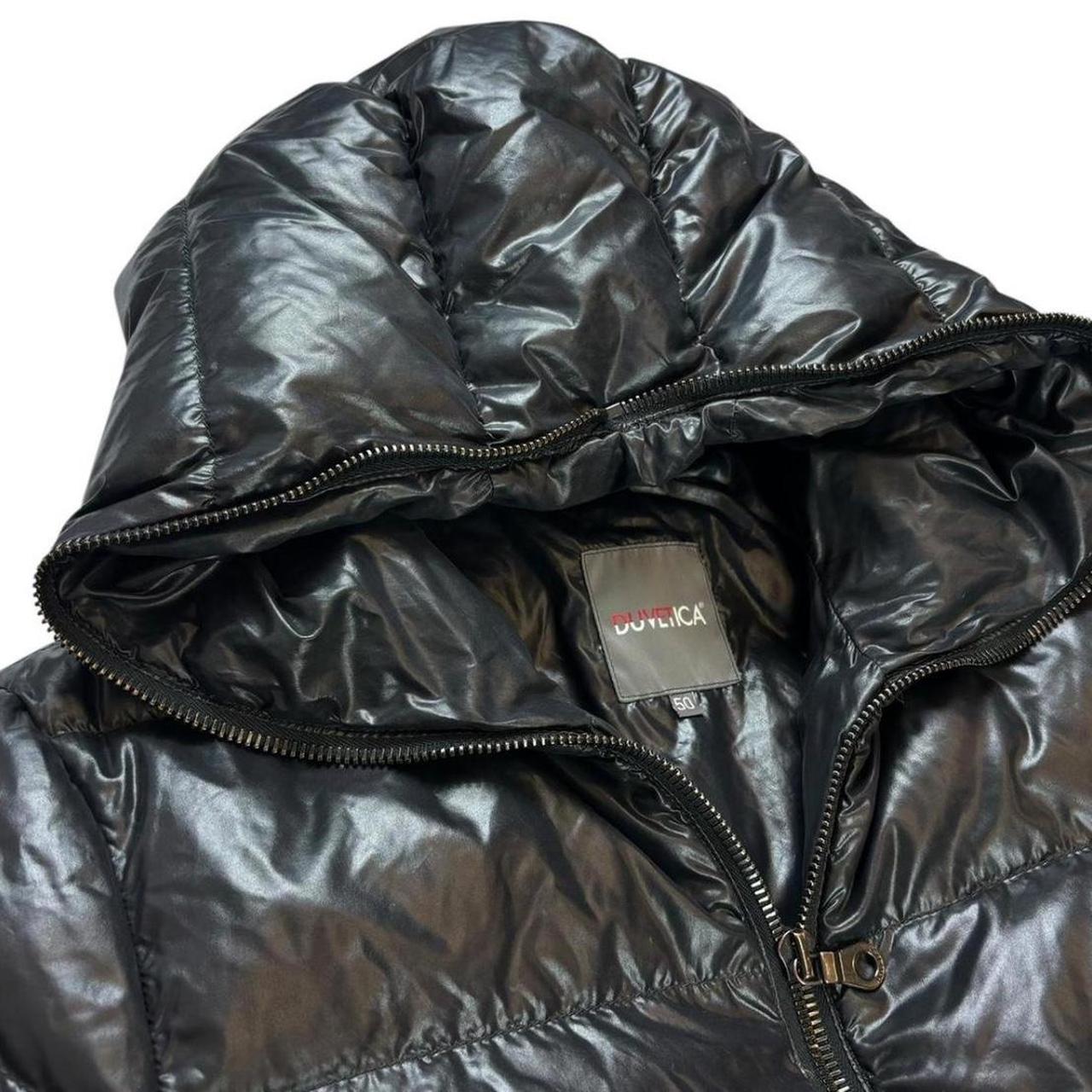 Duvetica black full zip down puffer jacket (L)
