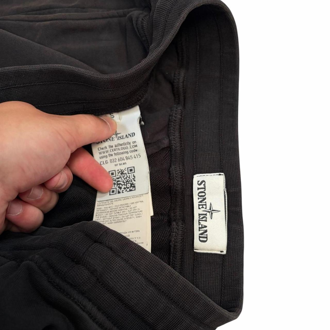 Stone island black sweat shorts (S)