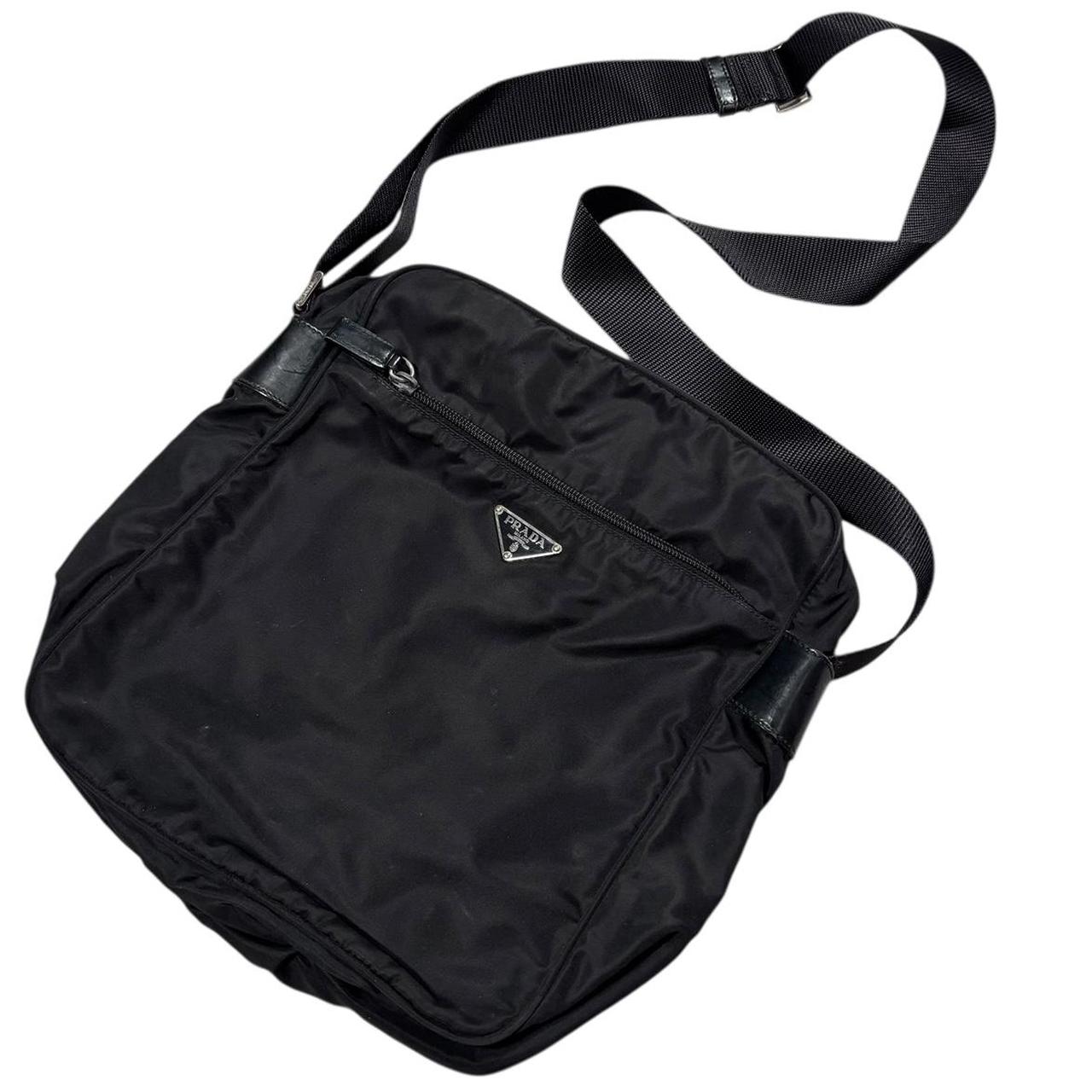 Prada black crossbody side bag