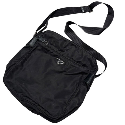Prada black crossbody side bag