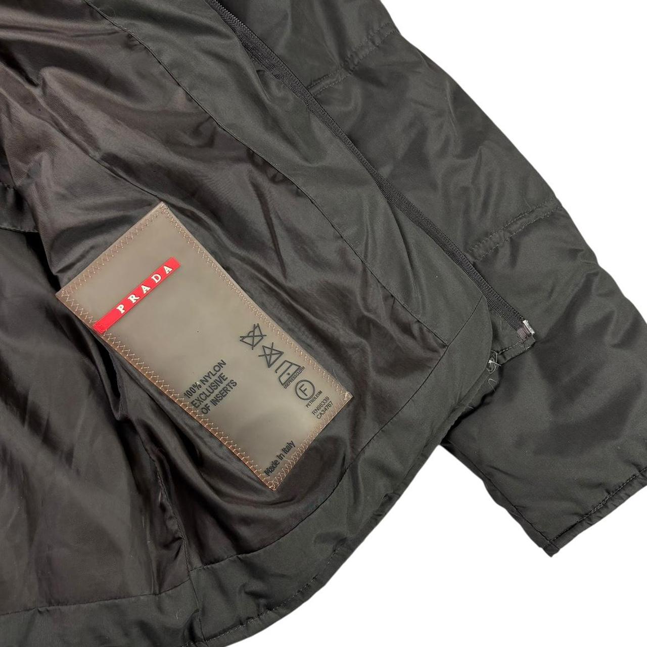 Prada down puffer jacket (L)