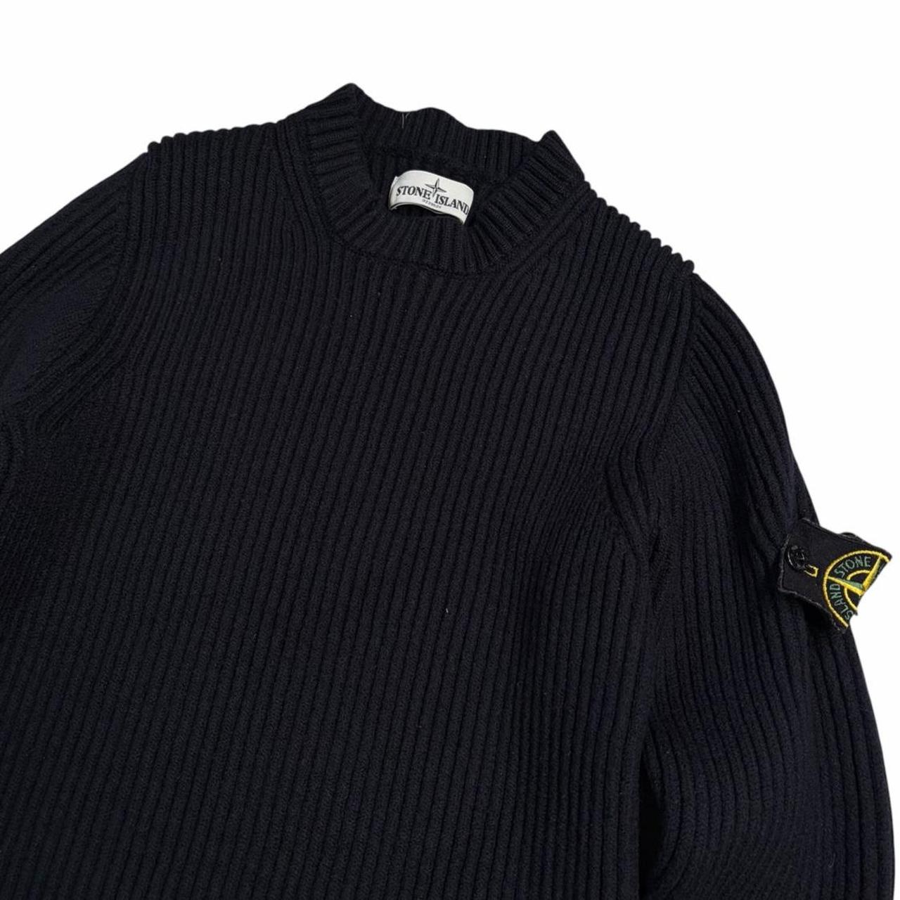 Stone island heavyweight knit pullover sweatshirt (XS)