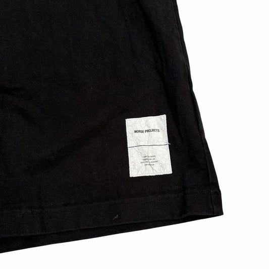 Norse Projects heavyweight black T shirt (S)