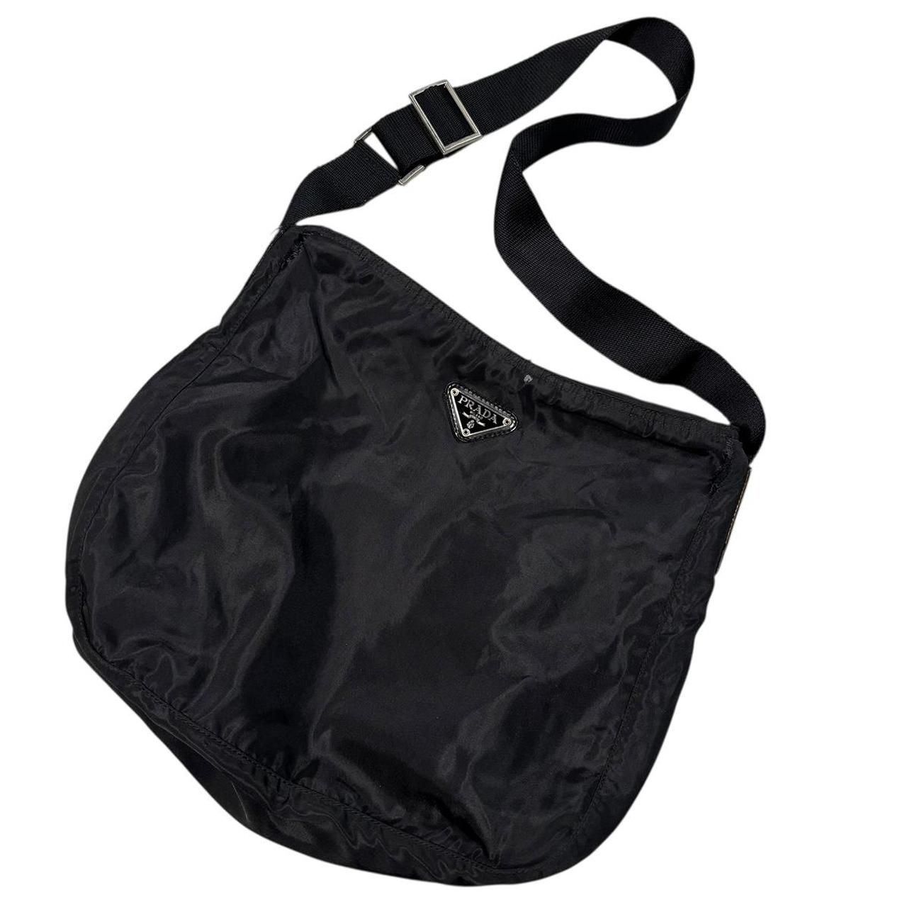 Prada black crossbody side bag