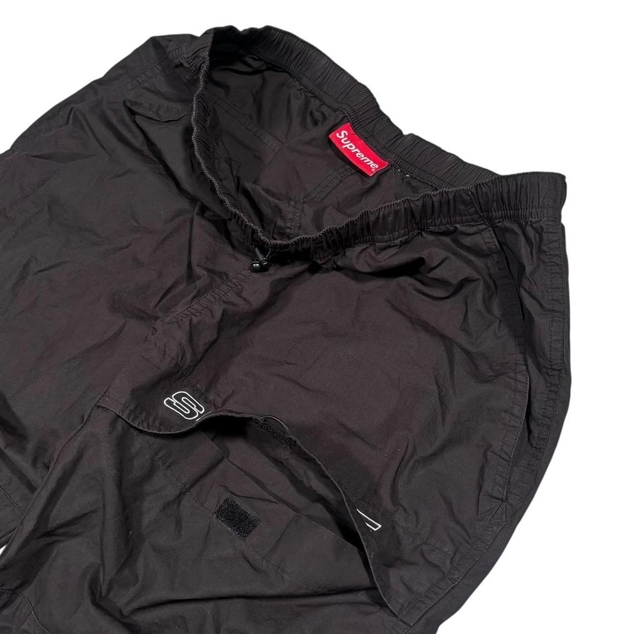 Supreme embroidered spellout baggy fit cargo trousers (S)