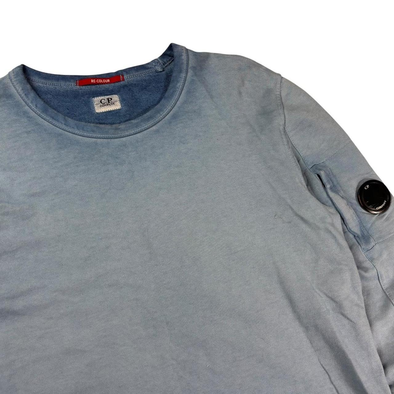 CP Company blue Re colour pullover sweatshirt (L)