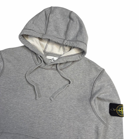 Stone island grey pullover hoodie (S)