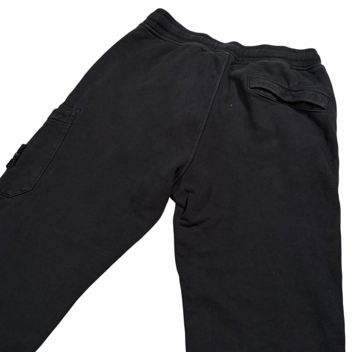 Stone island black joggers (S)