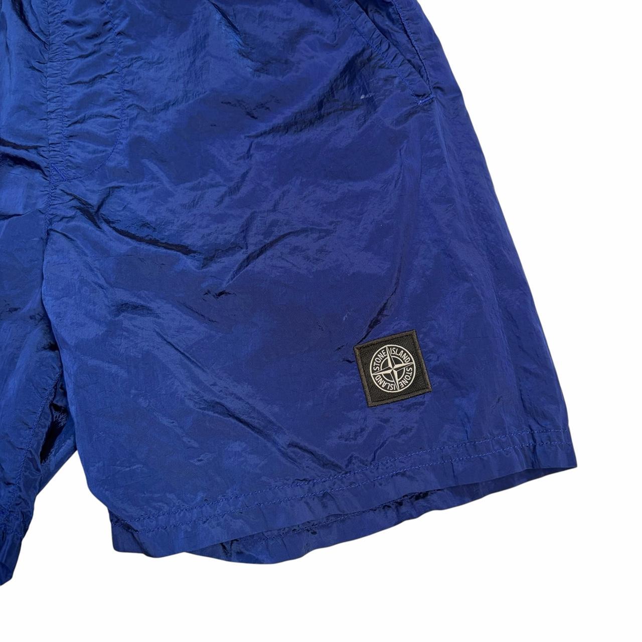 Stone island nylon metal shimmer swimming shorts (S)