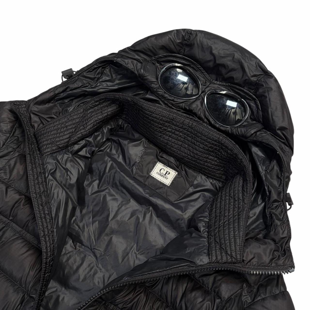 CP Company black DD shell down puffer jacket (S)