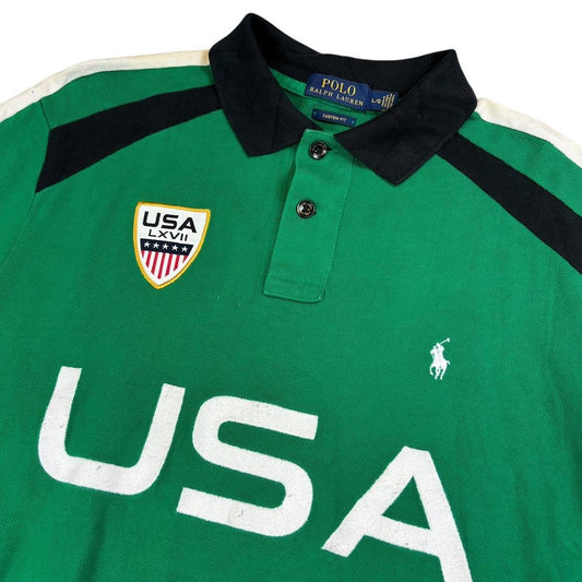 Ralph Lauren big pony chief Keef style USA polo shirt (L)
