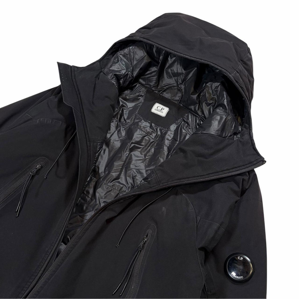 CP Company black Pro-Tek Primaloft insulated down jacket (S)