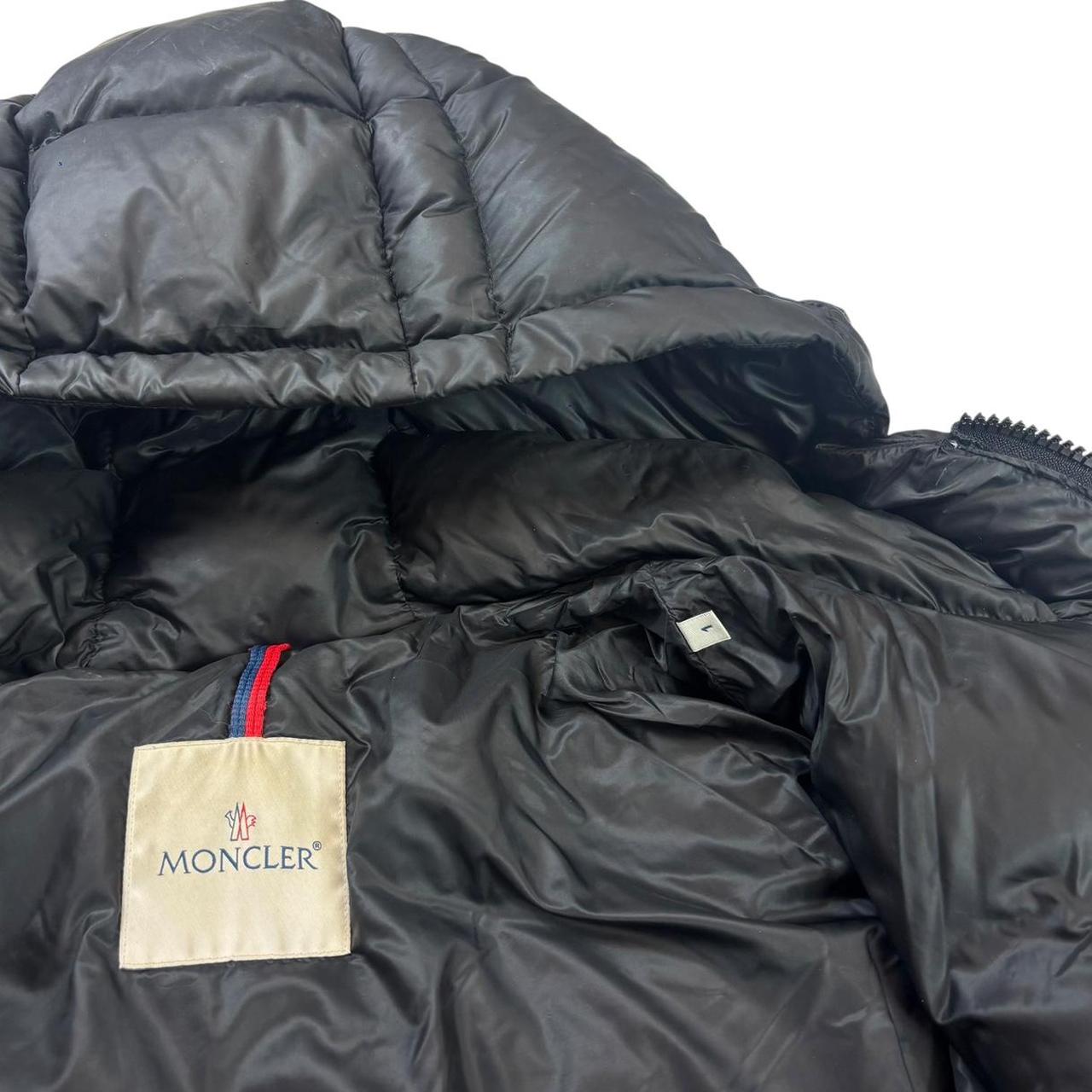 Moncler black morane Giubbotto down puffer jacket (S)