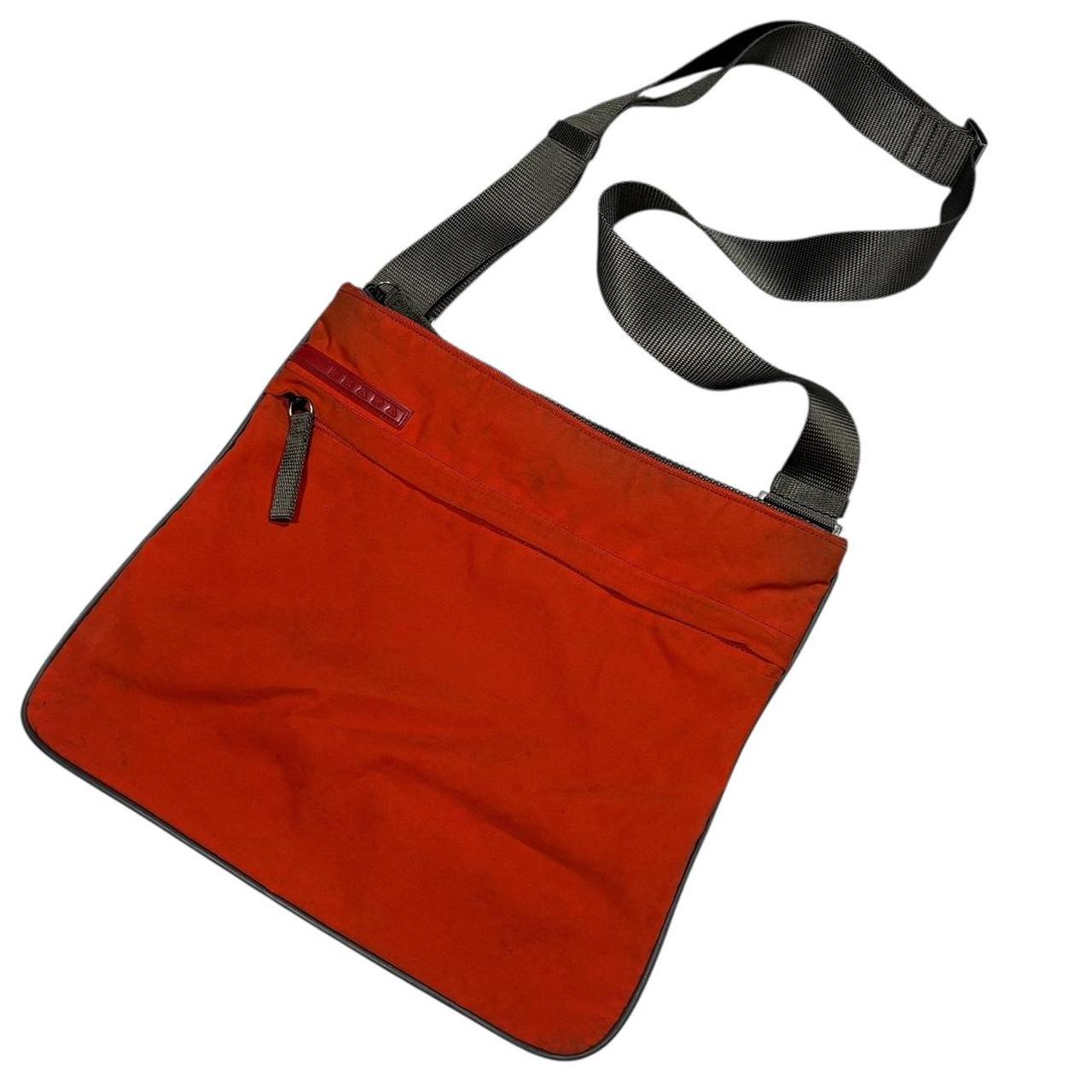 Prada Sport orange crossbody side bag