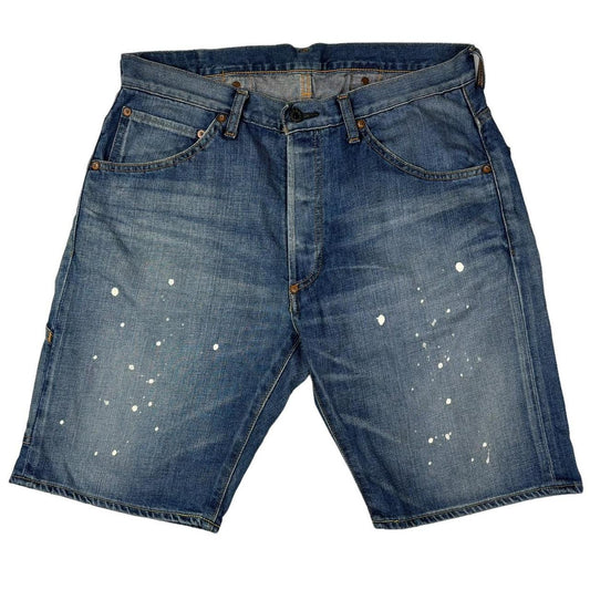 Bape ape head denim shorts (34")