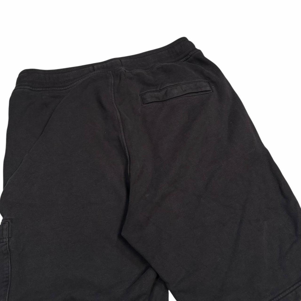 Stone island black sweat shorts (S)