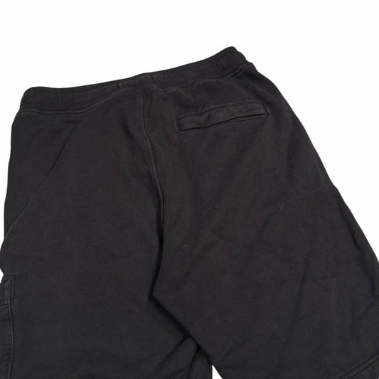 Stone island black sweat shorts (S)