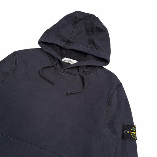 Stone island navy pullover hoodie (S)