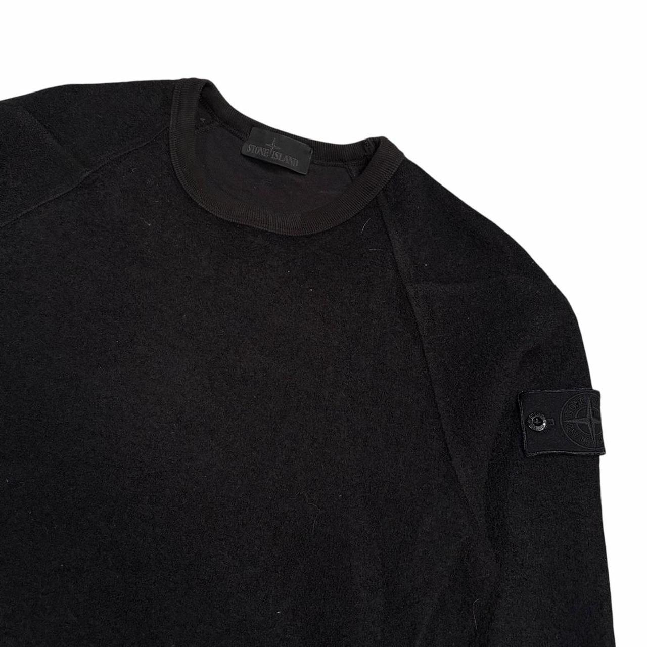 Stone island ghost badge wool sweatshirt (S)