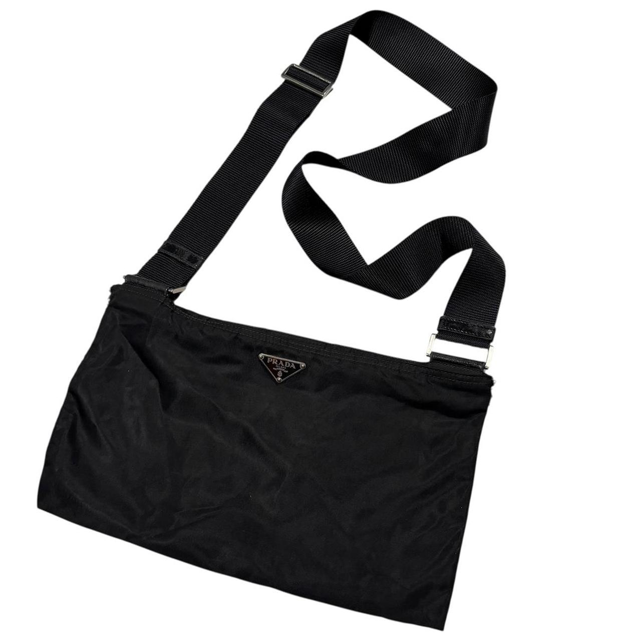 Prada black crossbody side bag