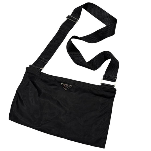 Prada black crossbody side bag