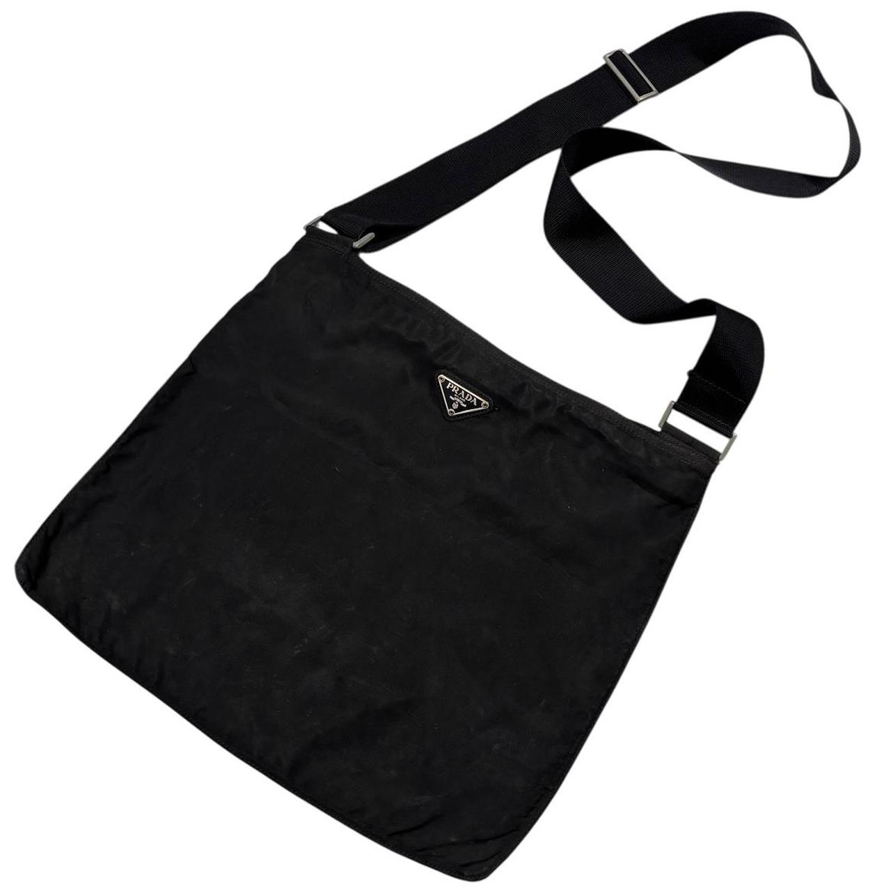 Prada black crossbody side bag