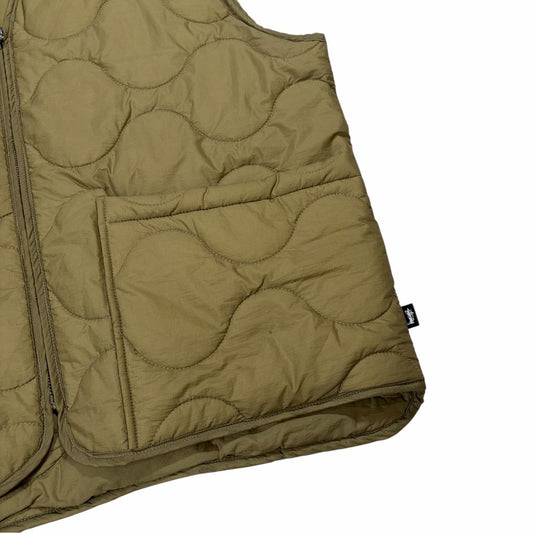 Stussy quilted vest gilet (XL)