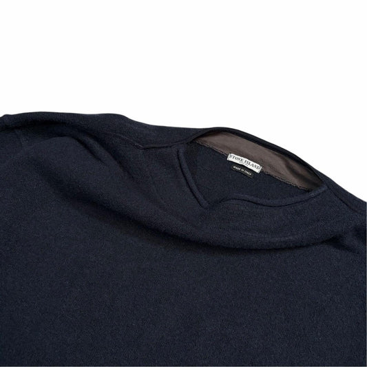 Stone island AW 2003 heavyweight knit sweatshirt (XL)