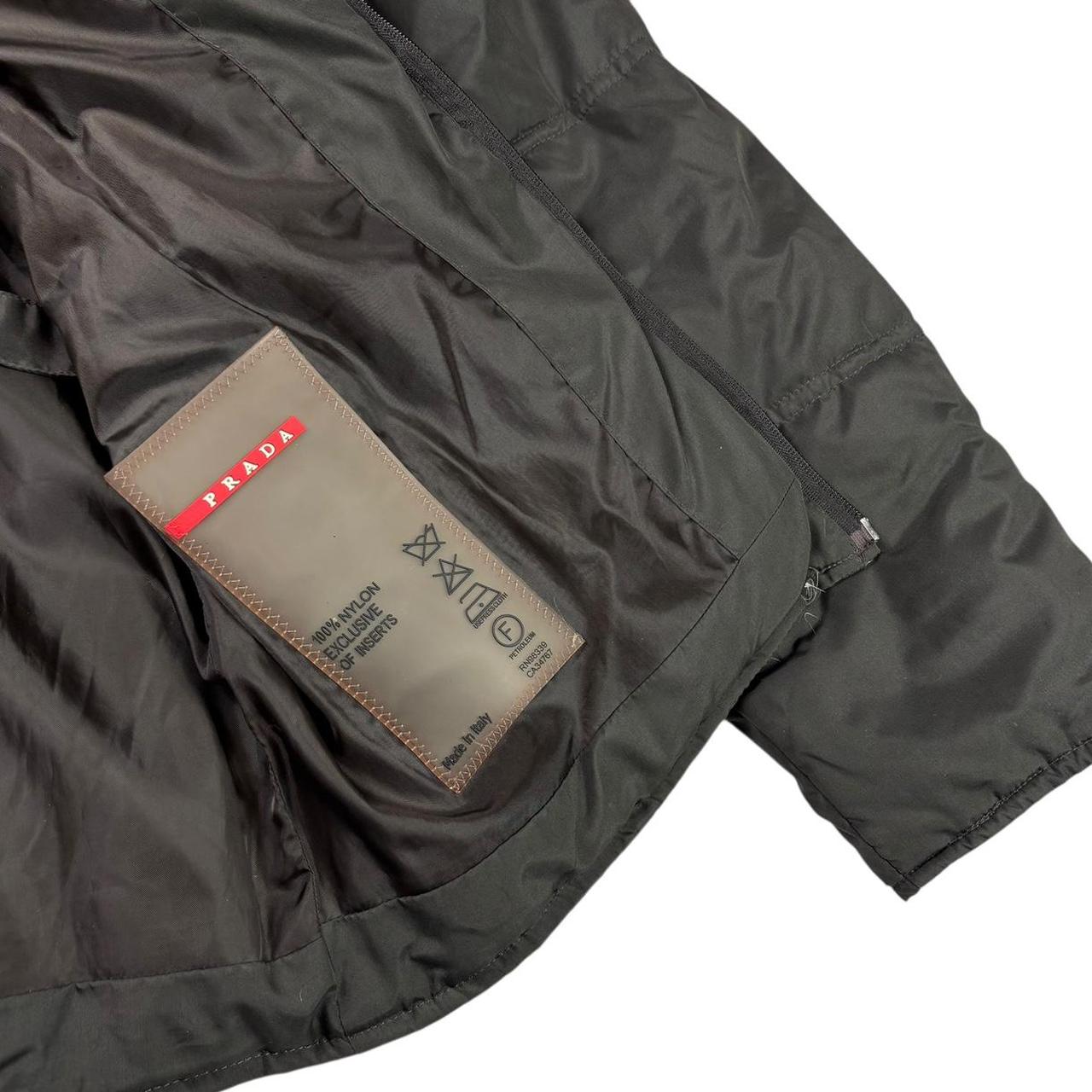 Prada down puffer jacket (L)