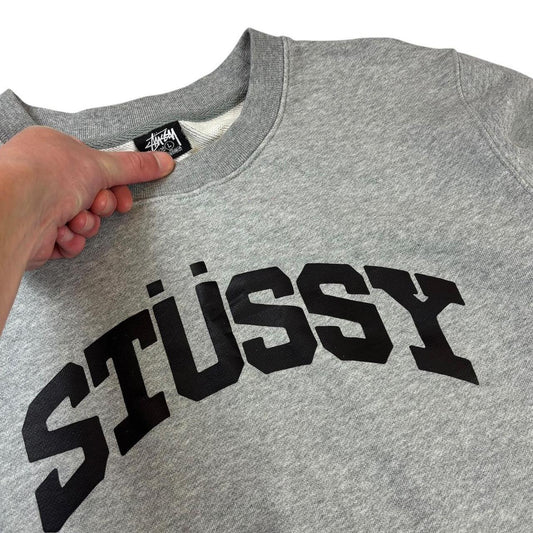 Stussy spellout pullover sweatshirt (L)