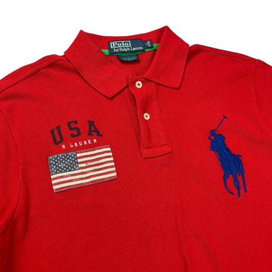 Ralph Lauren big pony chief Keef style USA polo shirt (M)