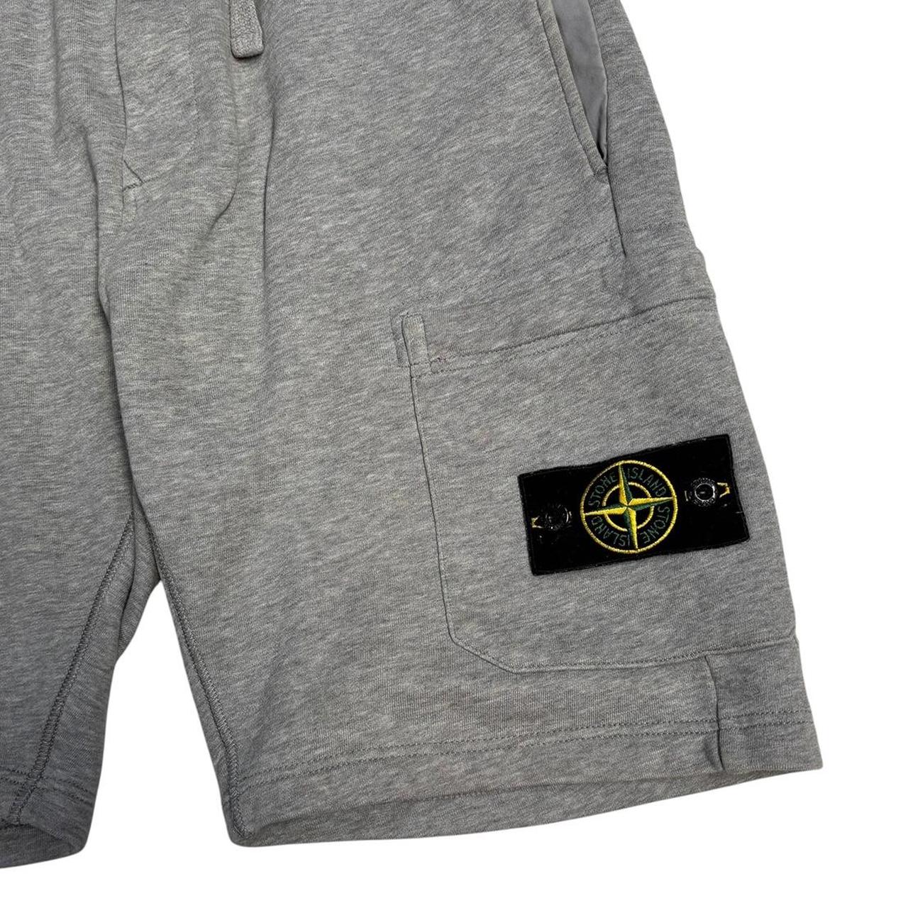 Stone island grey sweat shorts (S)