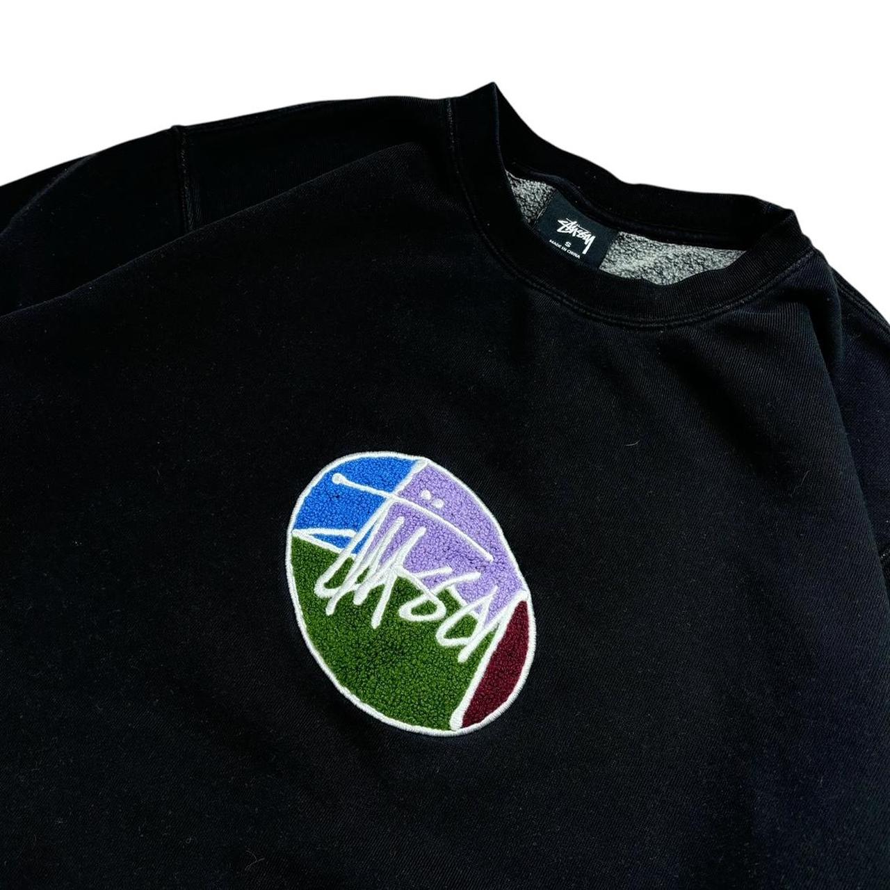 Stussy embroidered logo pullover sweatshirt