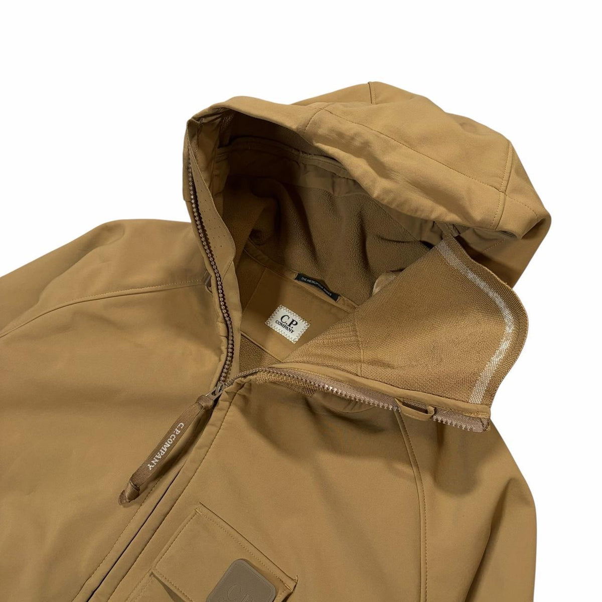 CP Company soft shell metropolis masked zip up jacket (M)