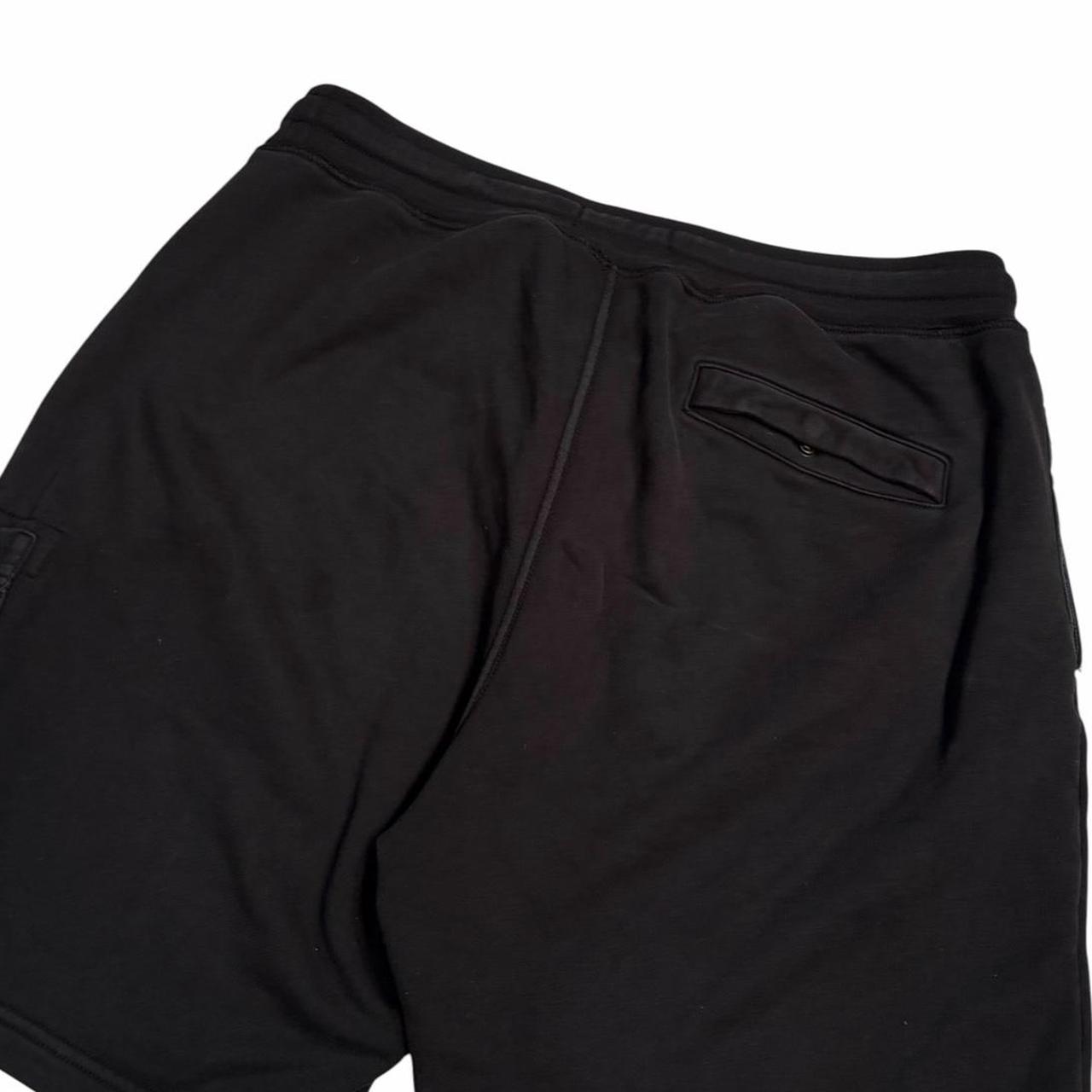 Stone island black sweat shorts (L)