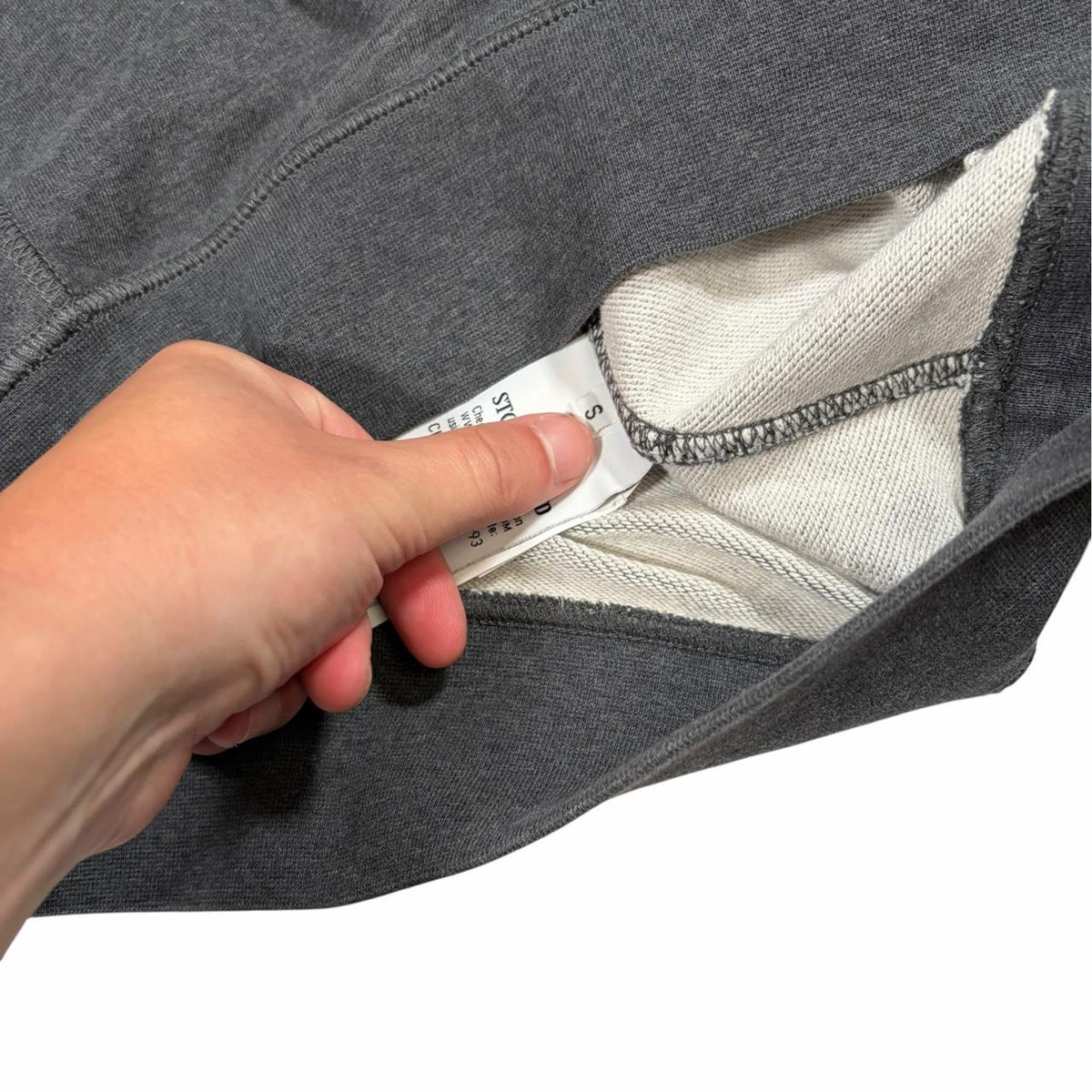 Stone island dark grey sweatshirt (S)