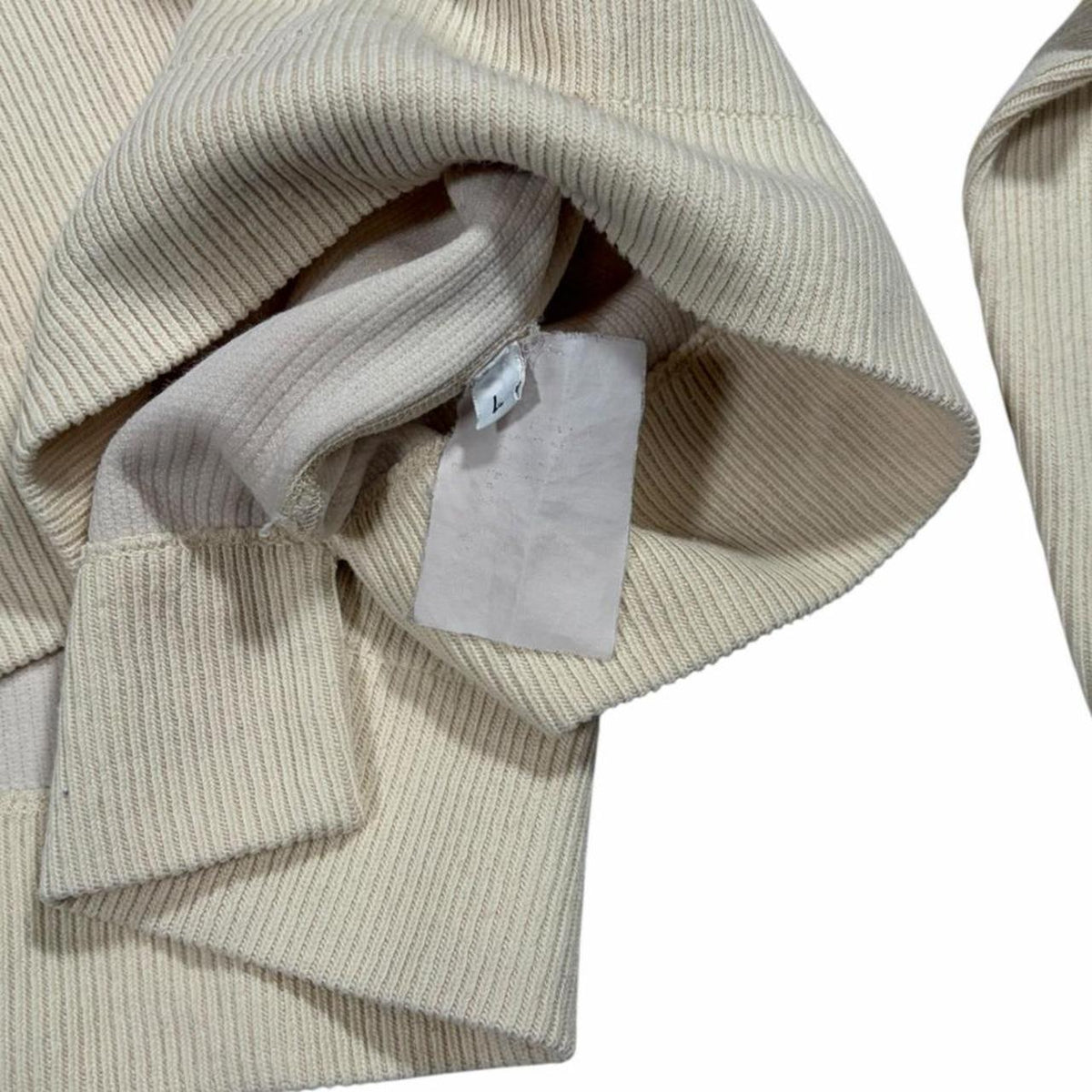 Stone island early 2000s mock neck waffle pullover sweatshirt (L)