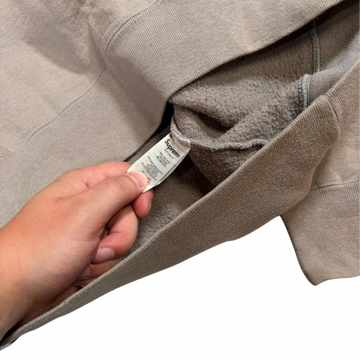 Supreme small box logo thick pullover sweatshirt (M)