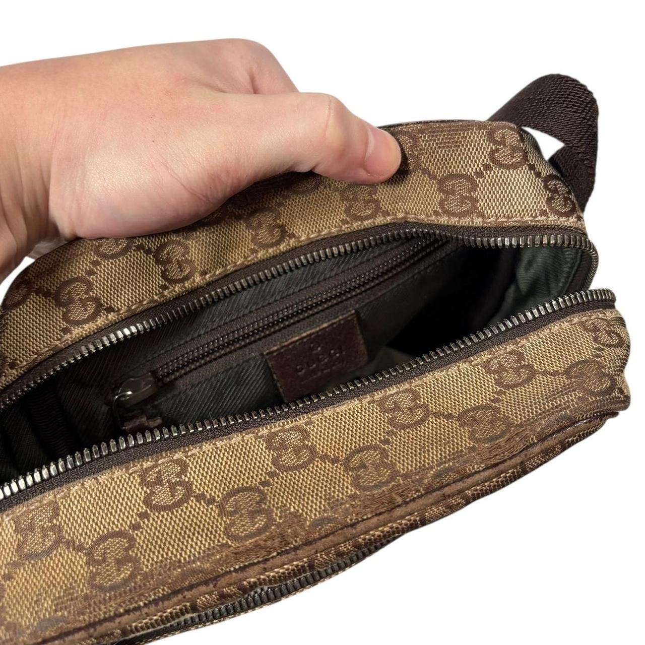 Gucci monogram crossbody side bag